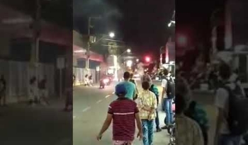 PM atira contra estudantes durante protesto em Arapiraca